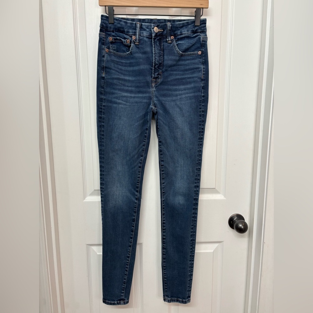 Dark Wash Hi-Rise Jegging | American Eagle 6 Long